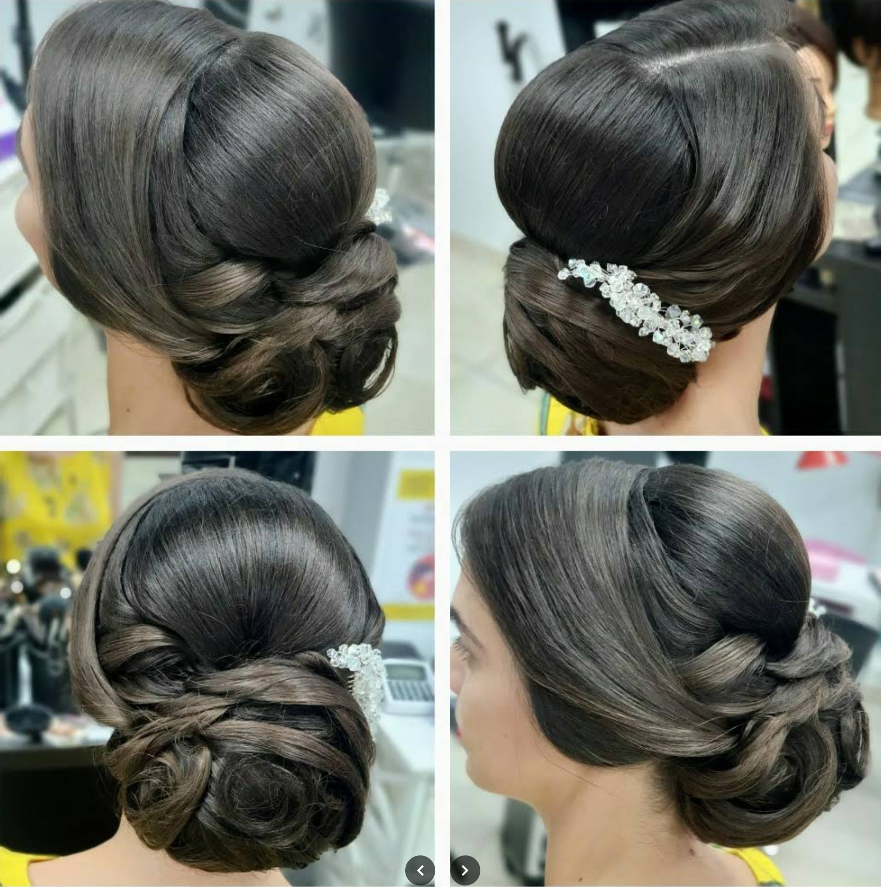 Coc spaniol sofisticat de mireasa cu accesoriu de perle Salon Alina Bd Uverturii